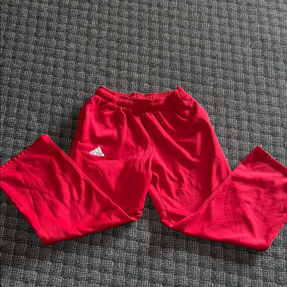 Adidas Red Sweatpants for Casual Comfort